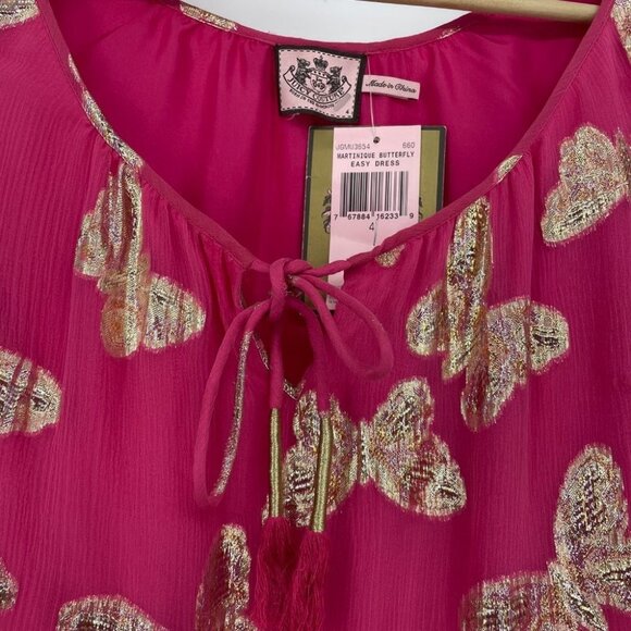NWT  Juicy Couture Martinique Butterfly mini dress - Picture 10 of 16